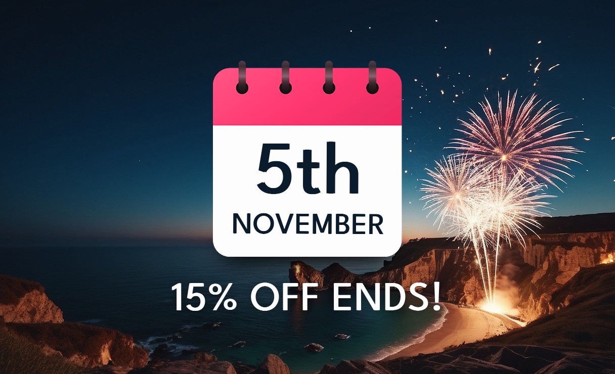 Use your discount by 5th November