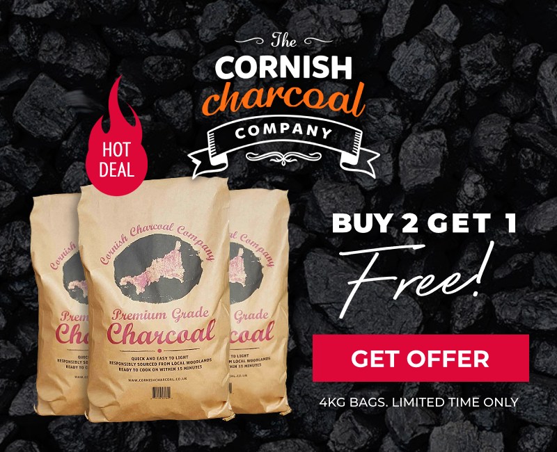 Premium Grade Charcoal from the Cornish Charcoal Company.