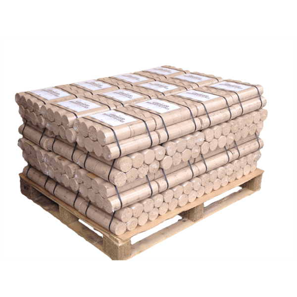 Hardwood Briquette Logs - Half Pallet